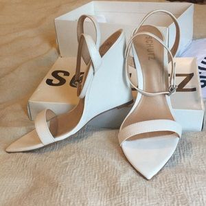 NIB Schultz Raquel wedge heel
